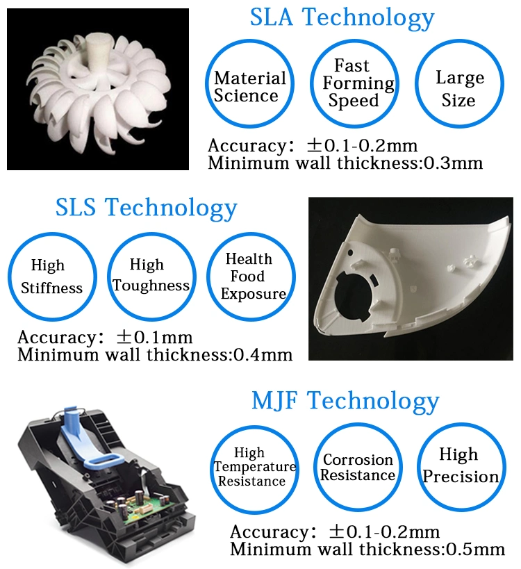 3D Print Nylon Service SLA Printing Plastic Resin 3D Printing